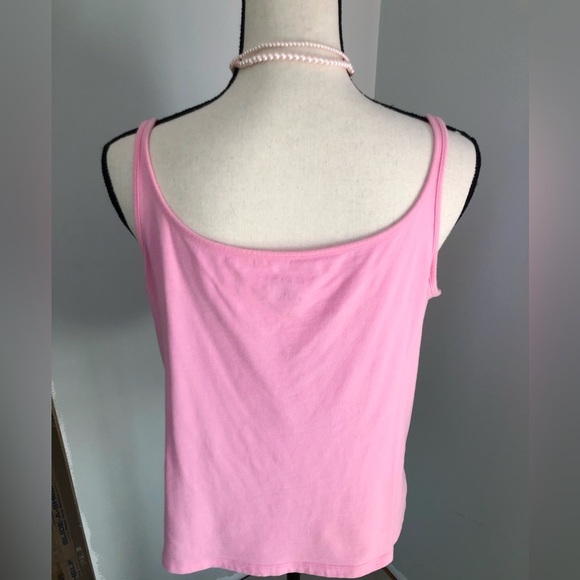 Secret Treasures Vintage Pink Tank Top & Front Tie Cardigan Size 16/18 - Picture 3 of 7